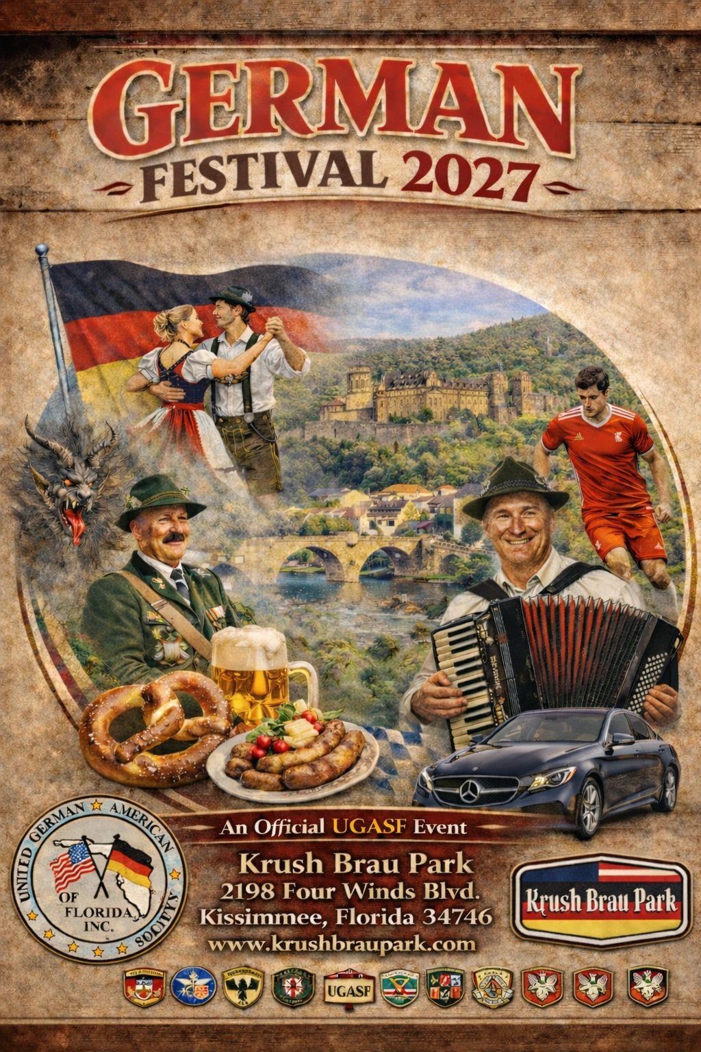 German Festival 2027 at Krush Brau Park, Portal Immersion Center, Kissimmee FL