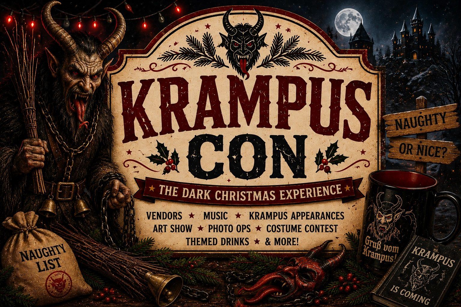 Krampus Con at Krush Brau Park, Portal Immersion Center, Kissimmee FL