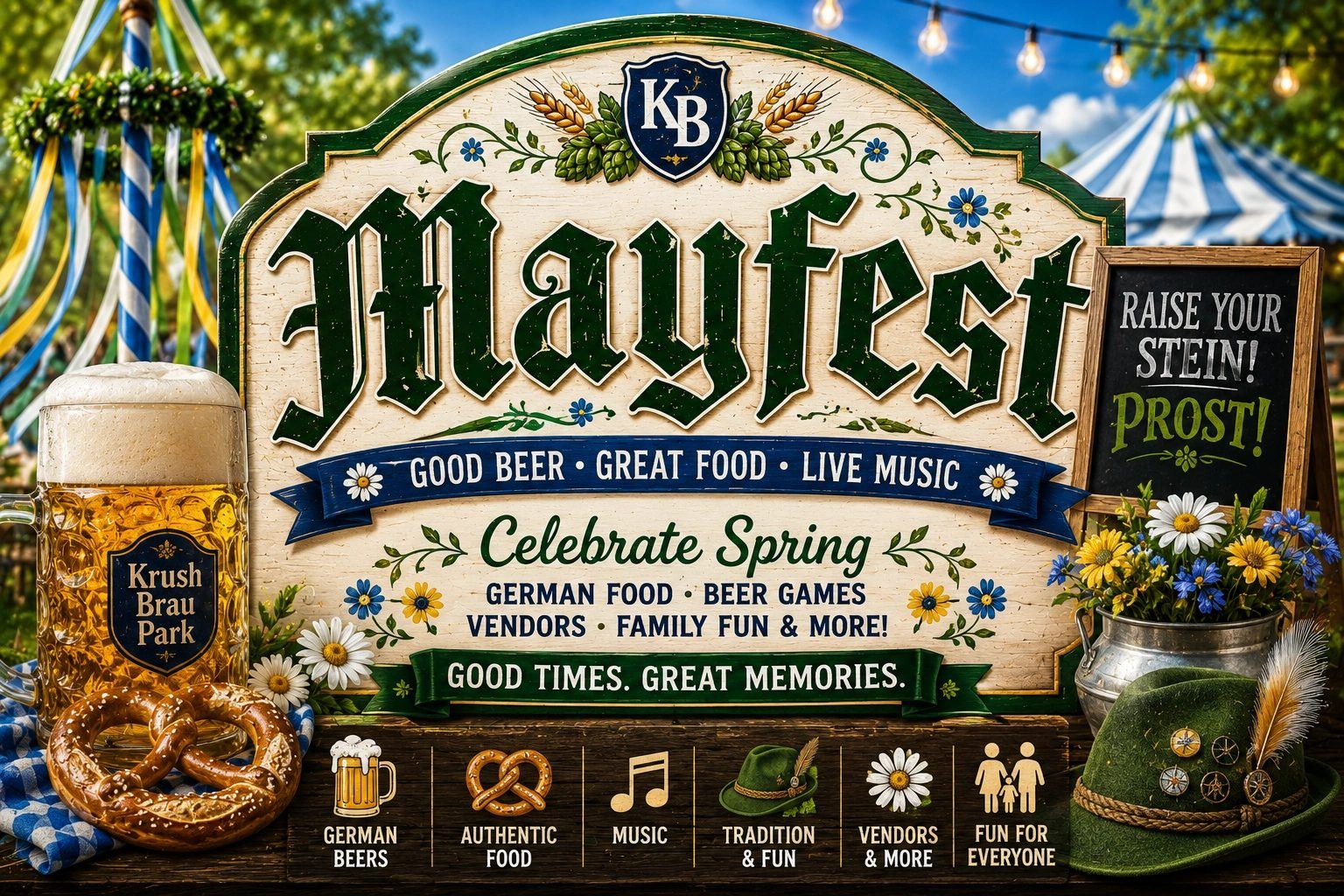 Mayfest at Krush Brau Park, Portal Immersion Center, Kissimmee FL